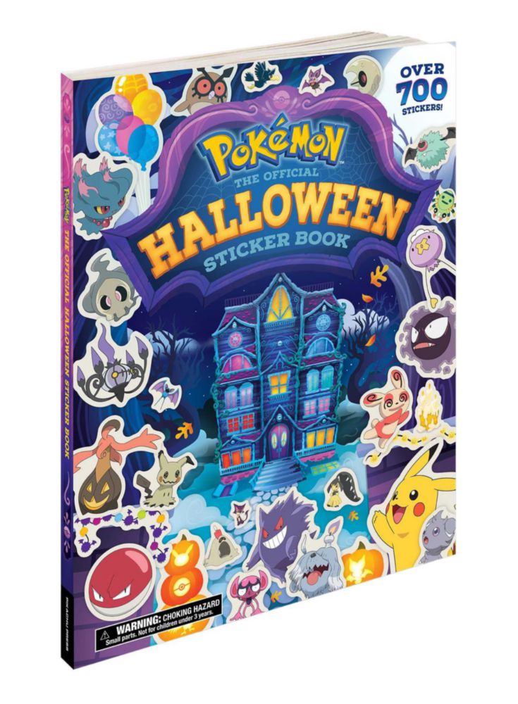 Libro de Pegatinas Pokémon Halloween 700+ (Pikachu Press)