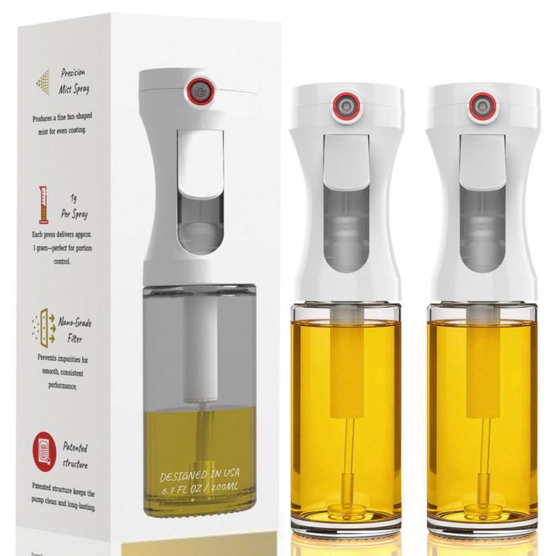 Atomizador de Aceite Ruolan 200 ml 1 g por pulsación vidrio