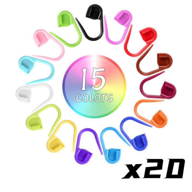 Marcadores de puntos LUNARM 315 uds para punto y crochet