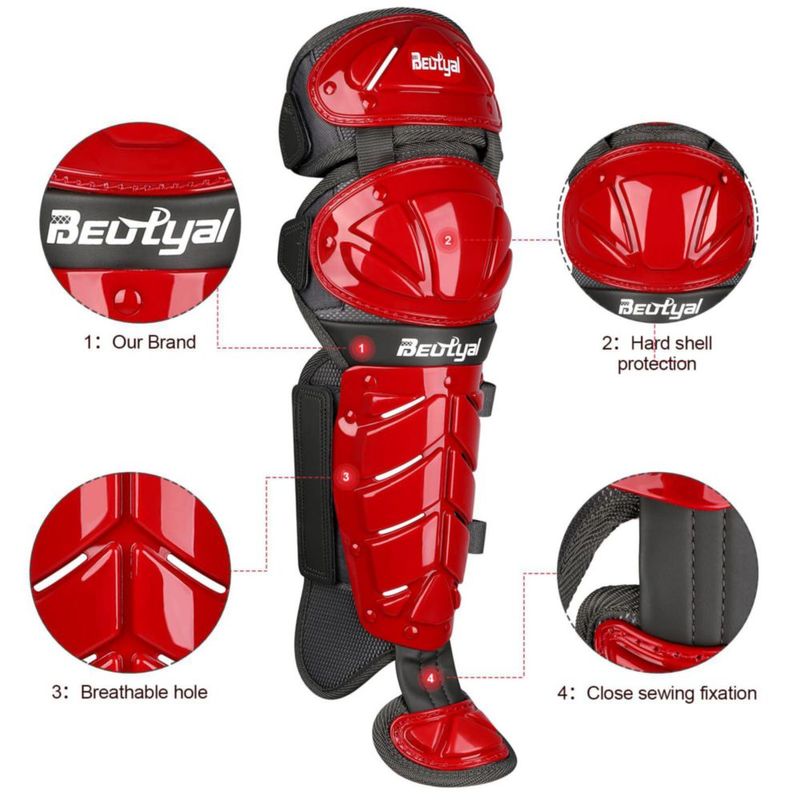 Espinillera Beutyal 32 cm/42 cm Juvenil para Béisbol y Sóftbol