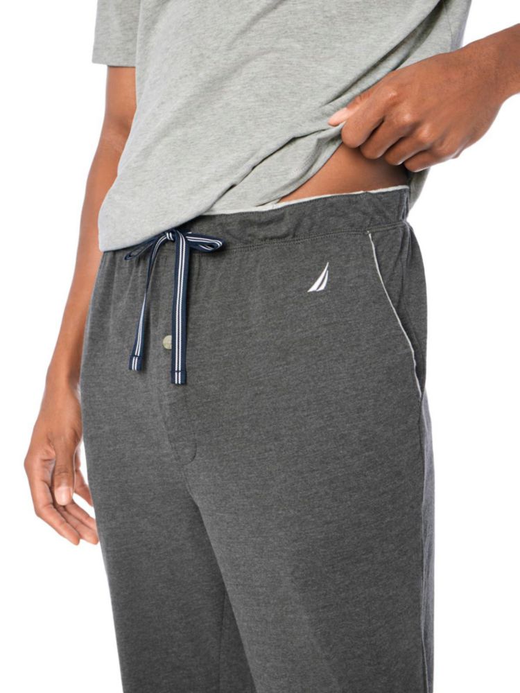 Pantalón de Punto Nautica Gris Carbón Jaspeado
