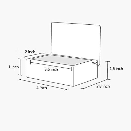 Soporte para hisopos Sizikato 10 cm x 7 cm x 4 cm Acrílico