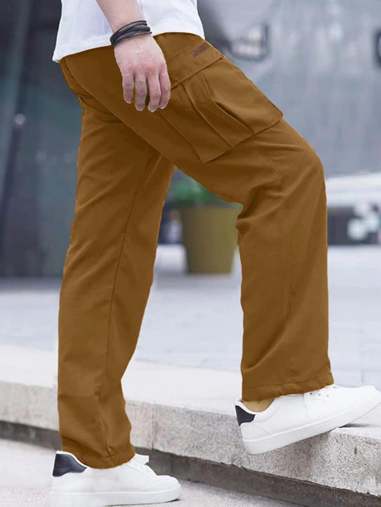 PANTALONES Comdecevis XXL (40) Marrón Cargo Jogger