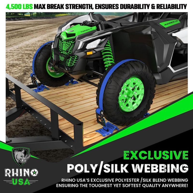Kit de 2 correas de sujeción Rhino USA 4500 lb