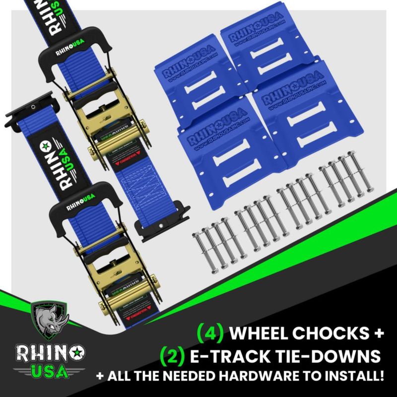 Kit de 2 correas de sujeción Rhino USA 4500 lb