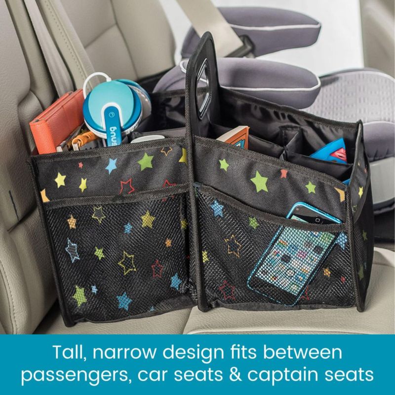 Organizador de coche Caddy High Road con portavasos y asa