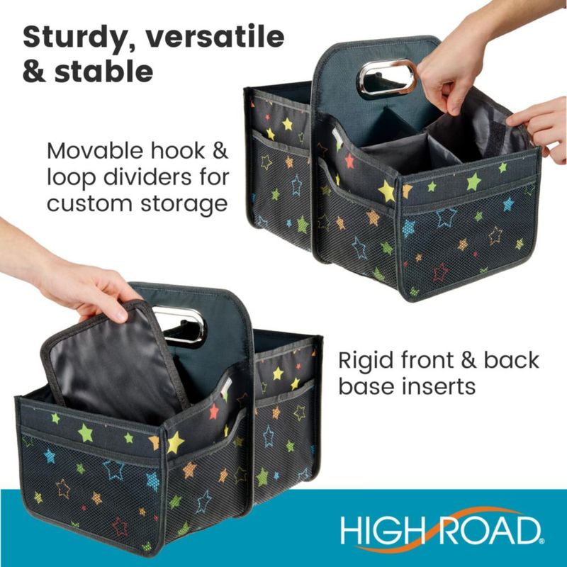Organizador de coche Caddy High Road con portavasos y asa