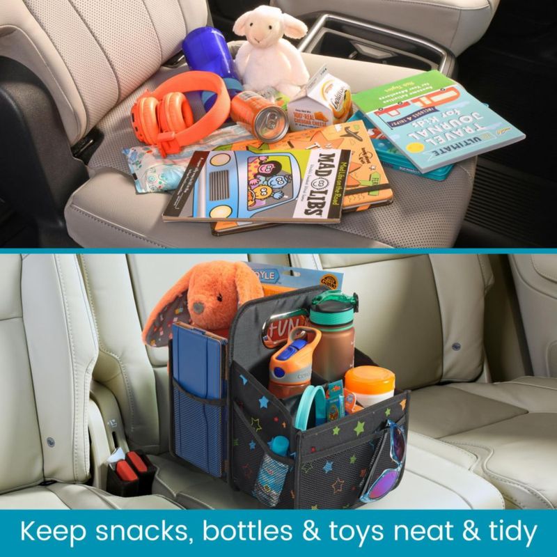 Organizador de coche Caddy High Road con portavasos y asa