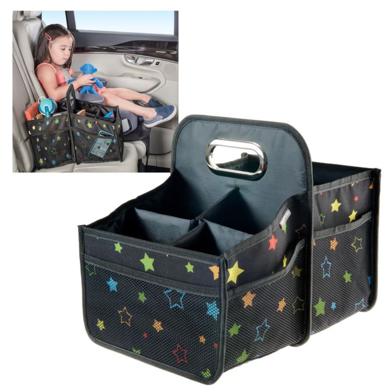 Organizador de coche Caddy High Road con portavasos y asa