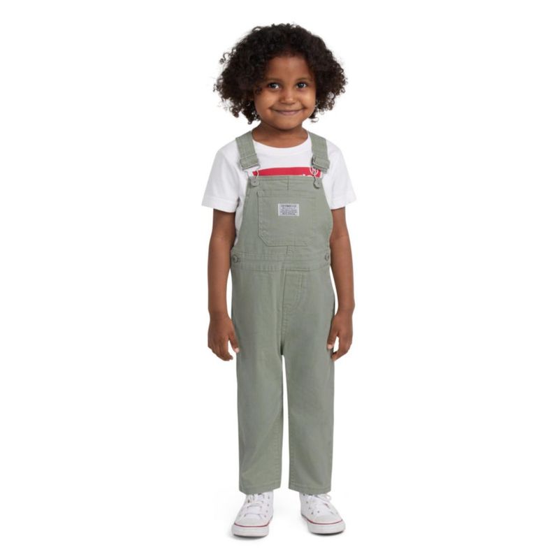 Overol Levi's para bebé y niño pequeño en índigo elástico