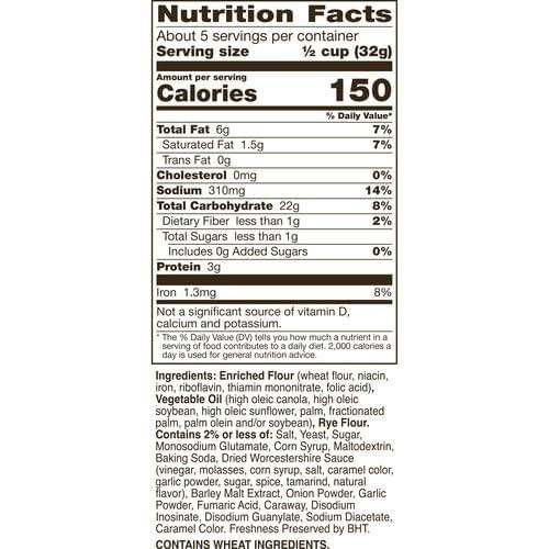 Mezcla de Snacks Gardetto's de Centeno con Ajo Asado 155 g
