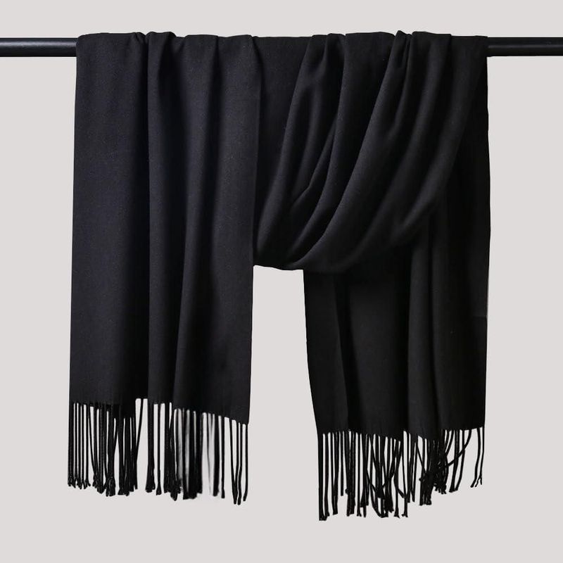 Chal OHAYOMI 198 cm x 71 cm de Gran Tamaño Cálido para Invierno