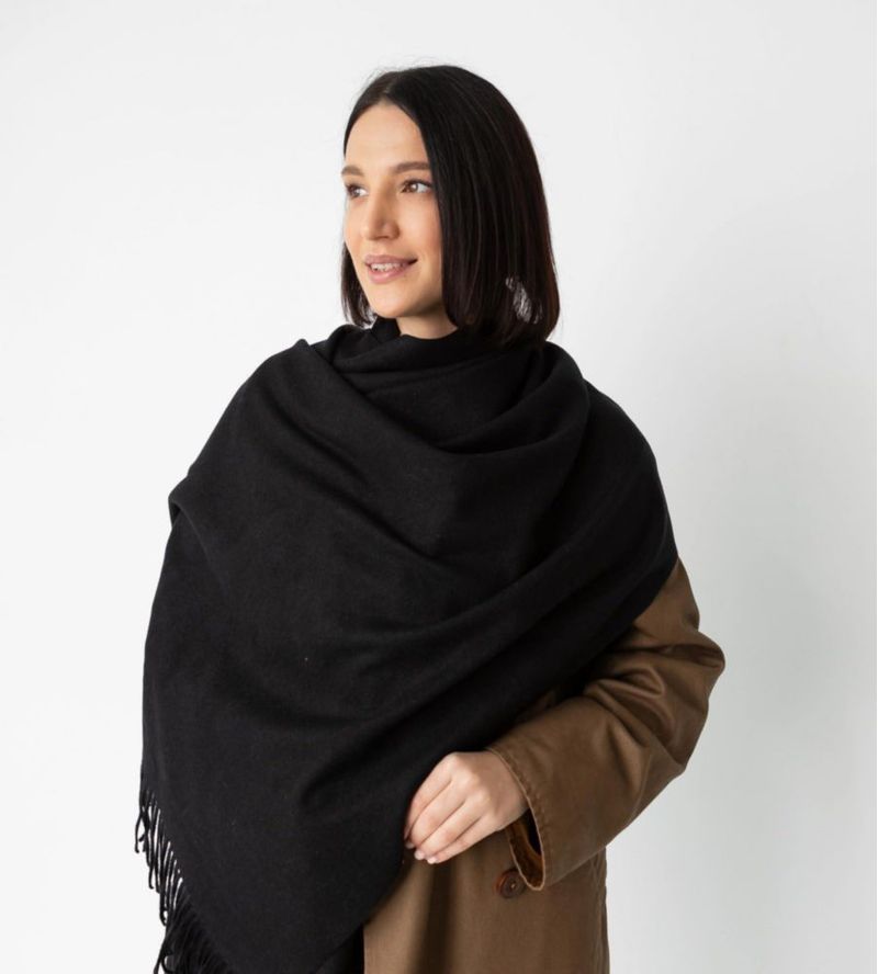 Chal OHAYOMI 198 cm x 71 cm de Gran Tamaño Cálido para Invierno