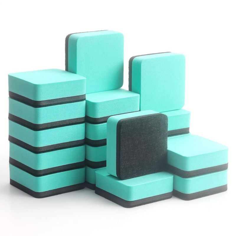 Borradores magnéticos mini Tamaki 18 unidades color verde
