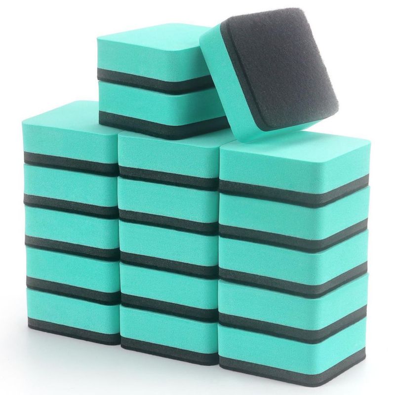 Borradores magnéticos mini Tamaki 18 unidades color verde