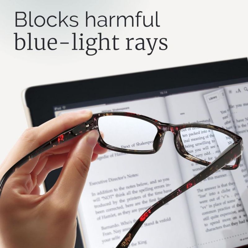 Gafas de lectura Gaoye Pack de 6 con protección de luz azul y bisagra de resorte