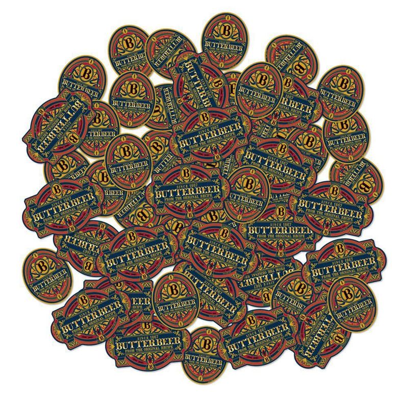 Pack de 40 pegatinas CALCOMANÍA Butterbeer de CON*QUEST