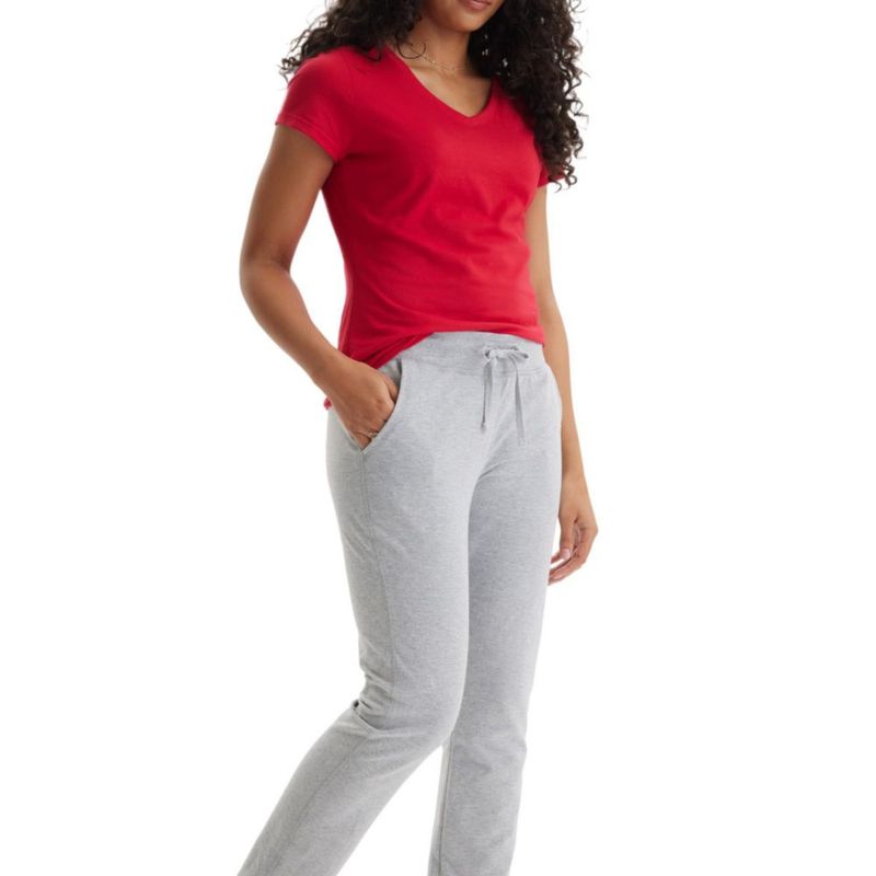 PANTALONES Hanes XL Gris Acero (French Terry)