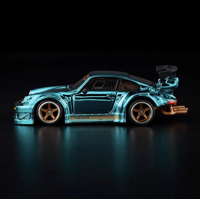 Auto de Juguete Mattel Hot Wheels RLC Porsche 930 Verde Azulado
