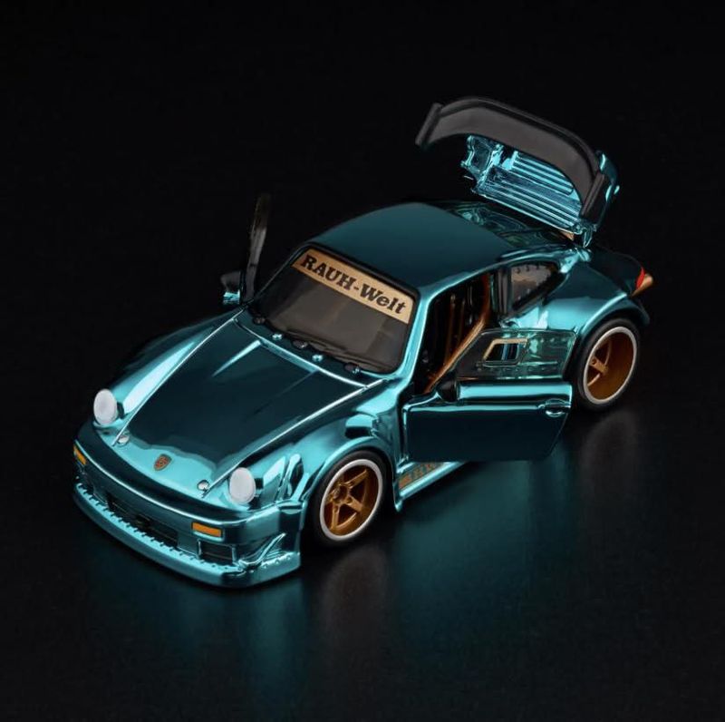 Auto de Juguete Mattel Hot Wheels RLC Porsche 930 Verde Azulado