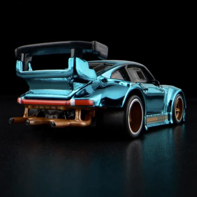 Auto de Juguete Mattel Hot Wheels RLC Porsche 930 Verde Azulado