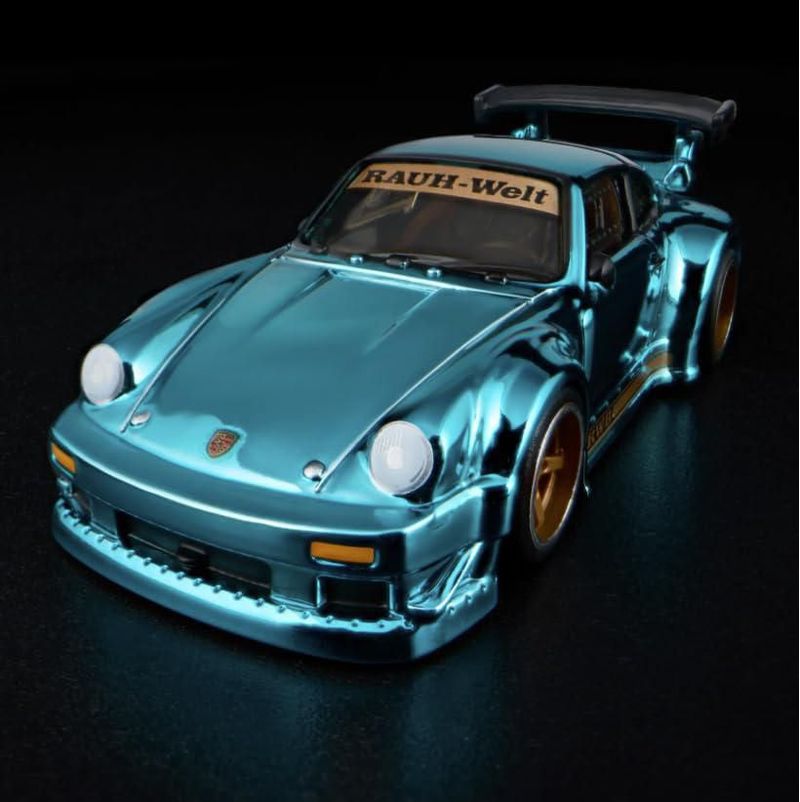 Auto de Juguete Mattel Hot Wheels RLC Porsche 930 Verde Azulado