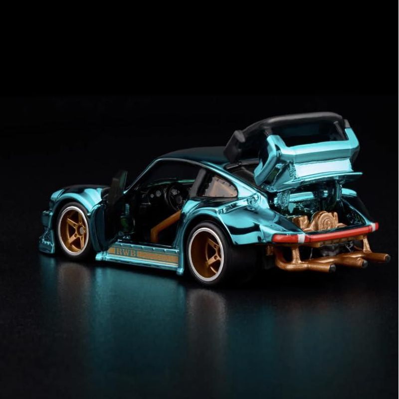 Auto de Juguete Mattel Hot Wheels RLC Porsche 930 Verde Azulado