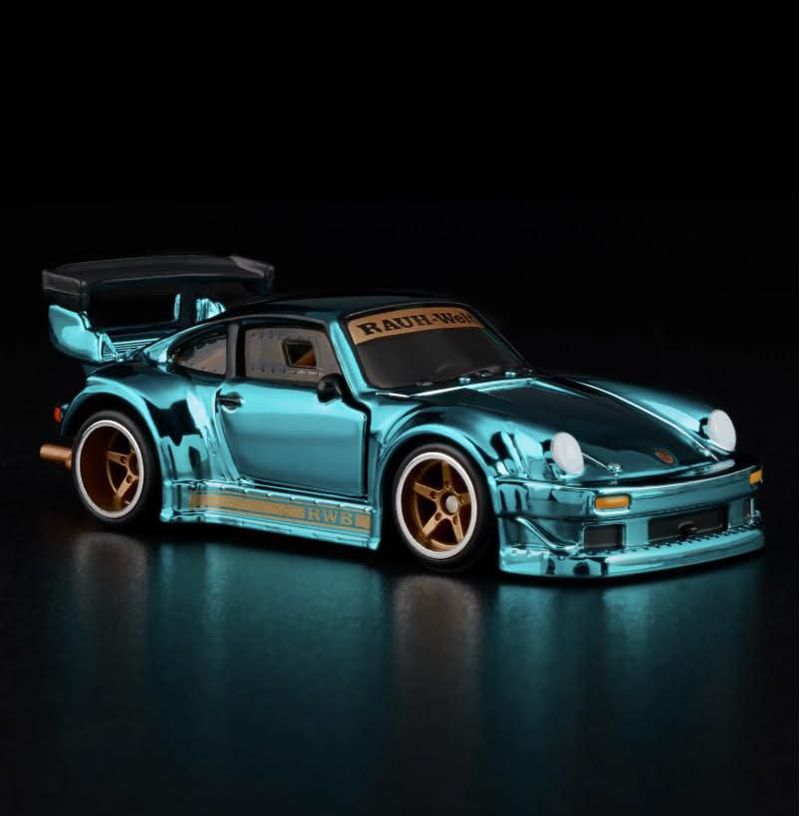 Auto de Juguete Mattel Hot Wheels RLC Porsche 930 Verde Azulado