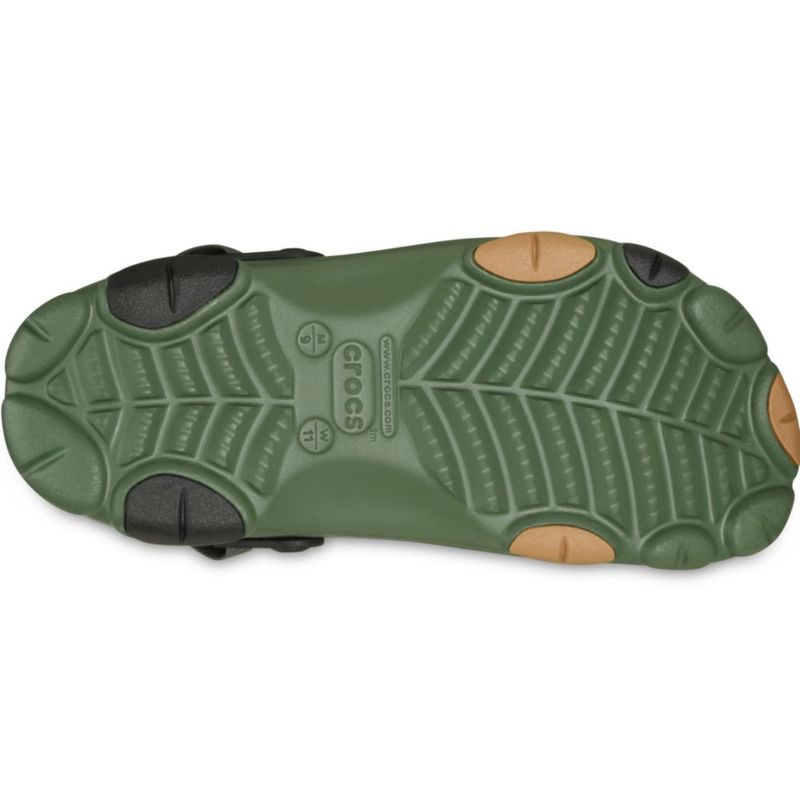 Crocs Unisex Zapatilla Clog Todo Terreno Verde Militar W13/M11