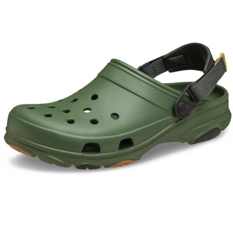 Crocs Unisex Zapatilla Clog Todo Terreno Verde Militar W13/M11
