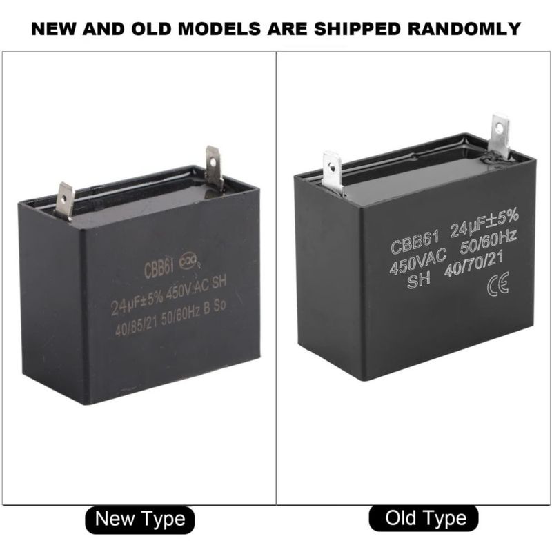 Generador de condensadores de arranque CBB61 24 uF 450 V AC