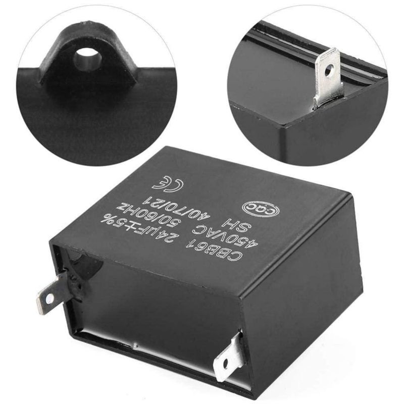 Generador de condensadores de arranque CBB61 24 uF 450 V AC