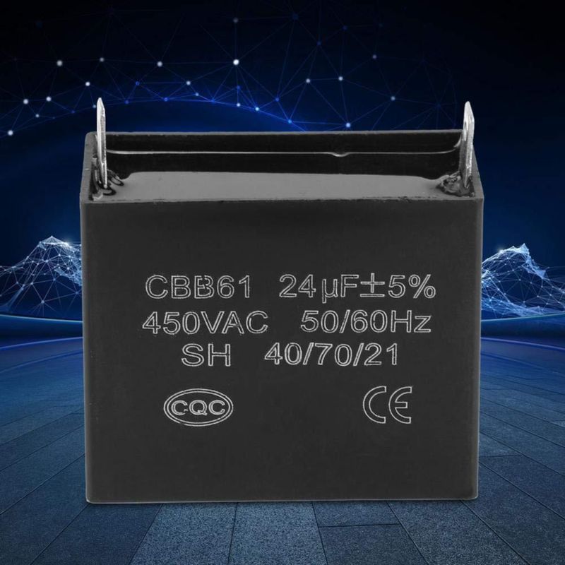 Generador de condensadores de arranque CBB61 24 uF 450 V AC