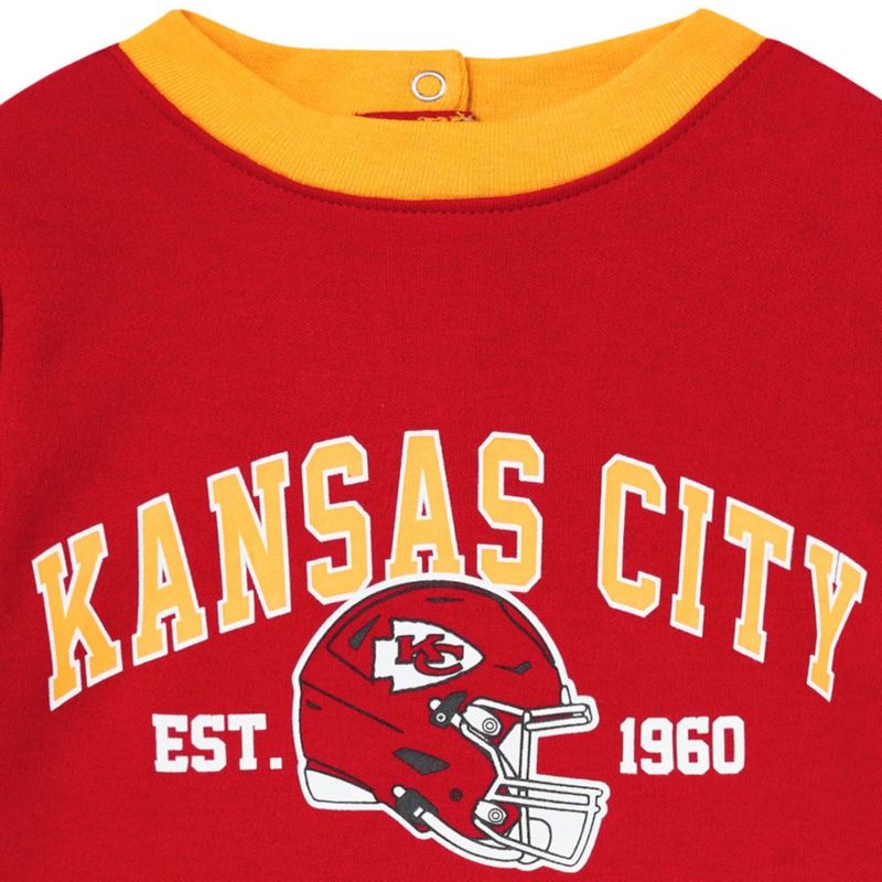 Body Gerber Kansas City Chiefs (NFL) para bebé de 12 meses