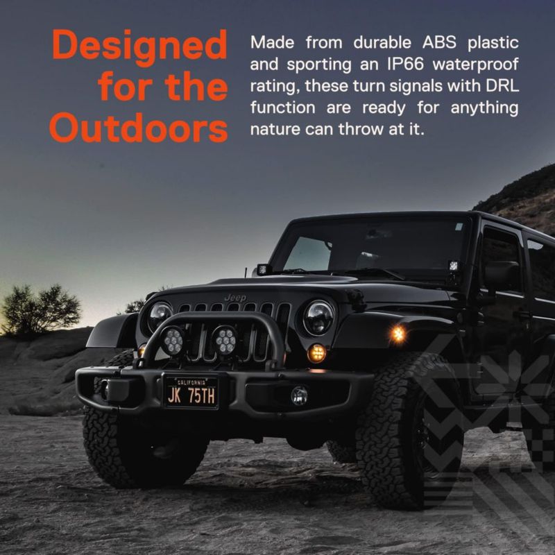 Intermitente LED frontal ONLINE LED STORE para Jeep Wrangler JK/JKU