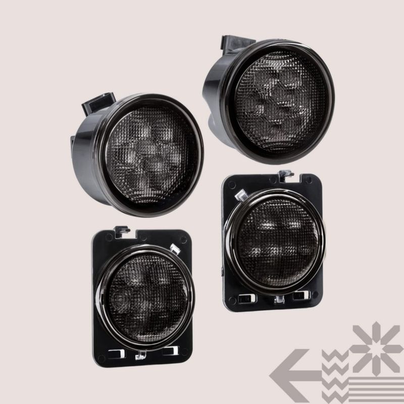 Intermitente LED frontal ONLINE LED STORE para Jeep Wrangler JK/JKU