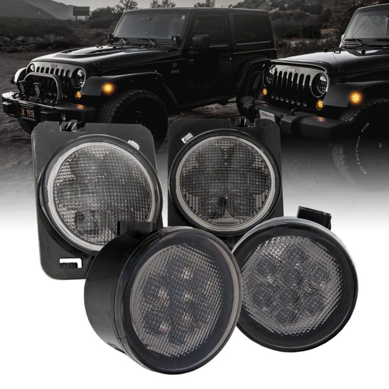 Intermitente LED frontal ONLINE LED STORE para Jeep Wrangler JK/JKU