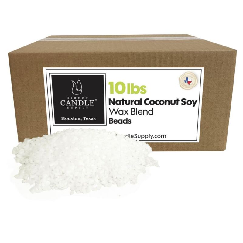 Cera para Velas Direct Candle Supply 45 kg Perlas de Coco y Soja