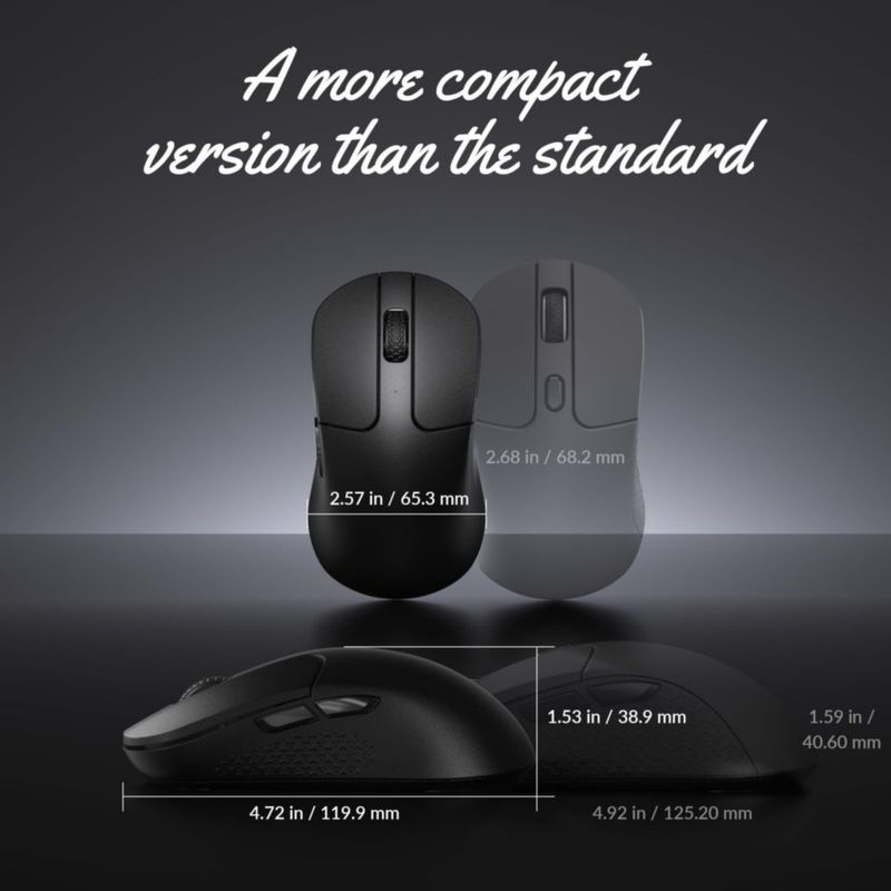 Mouse inalámbrico Keychron M3 Mini Bluetooth 5.2 12000 DPI