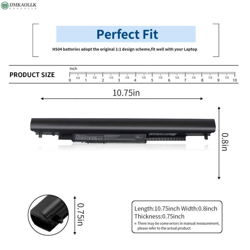 Batería DMKAOLLK HS03 HS04 2600 mAh para HP Pavilion 15-BA 15-AY
