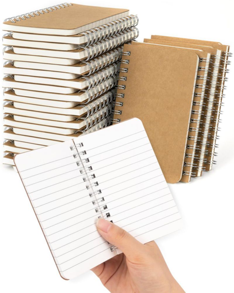 Cuadernos Dynta 3x5 pulgadas paquete de 30 120 páginas encuadernación en espiral