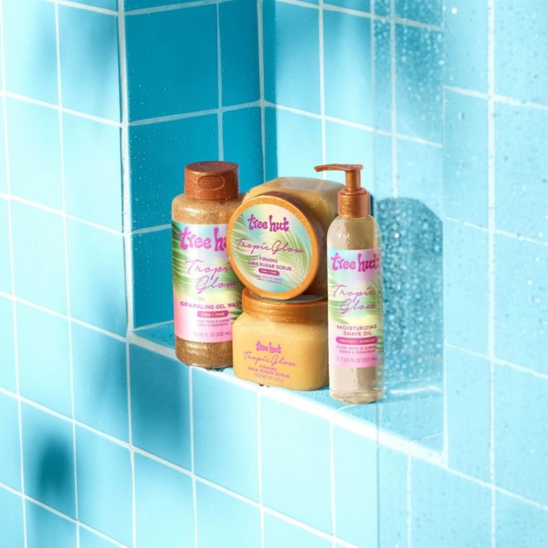 Kit de regalo para ducha Tree Hut Tropic Glow Body Care