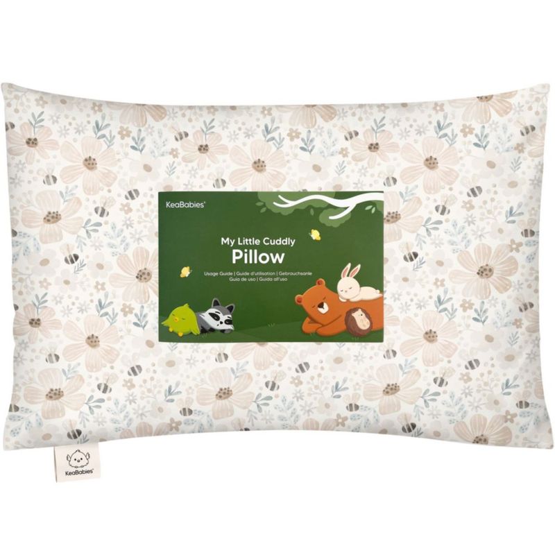 Almohada KeaBabies 30x46 cm Flora Vale con funda