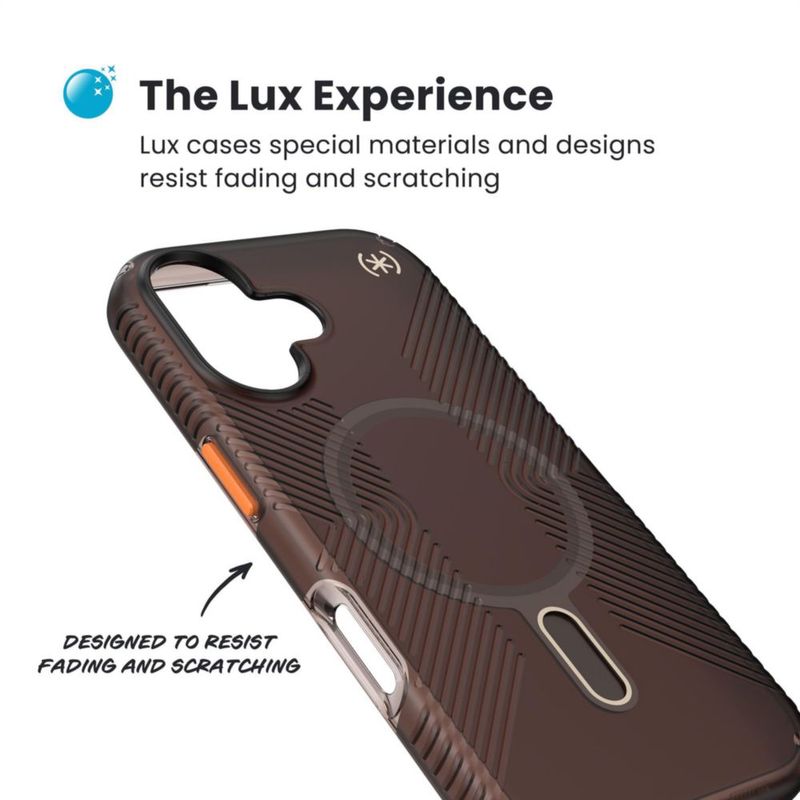 Funda Speck iPhone 17 LUX Grip Naranja