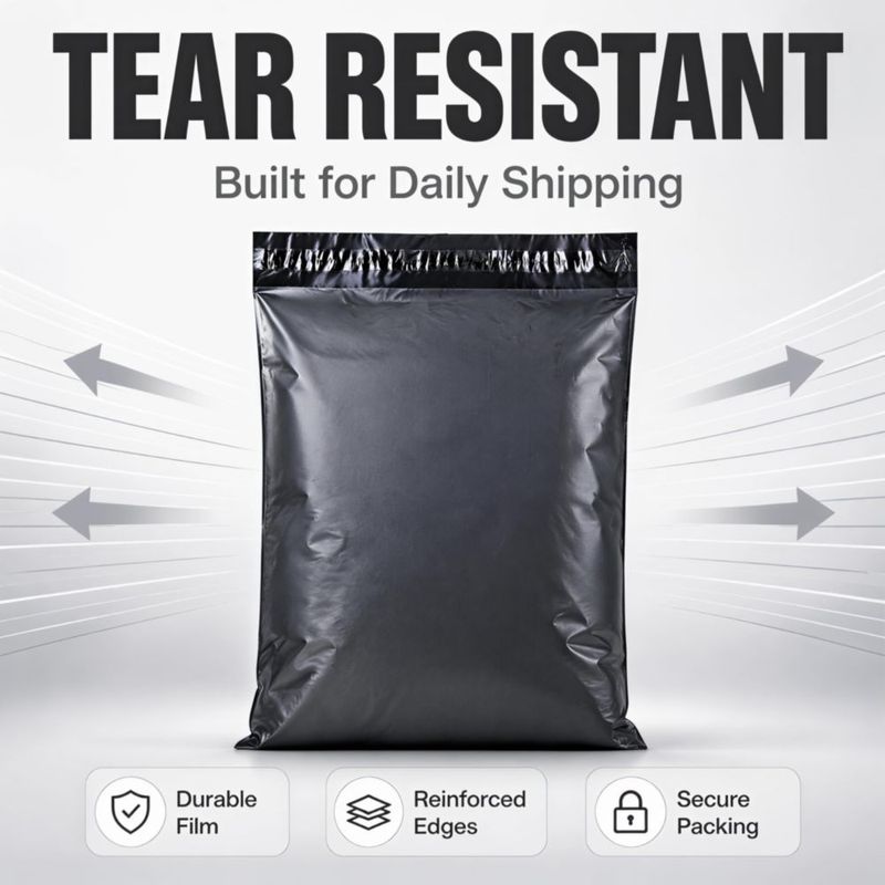 Sobres de Polietileno Nest Gleam 37x48 cm Negro 100 uds