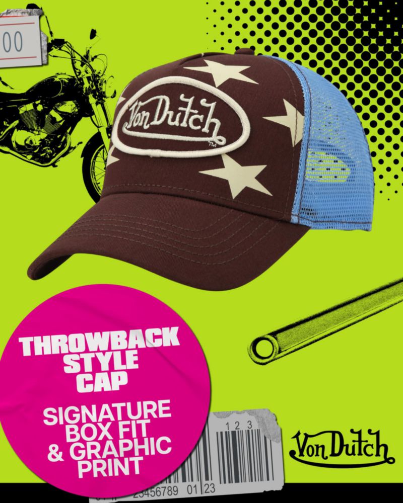 Gorra tipo camionero Von Dutch Americana Star Snapback