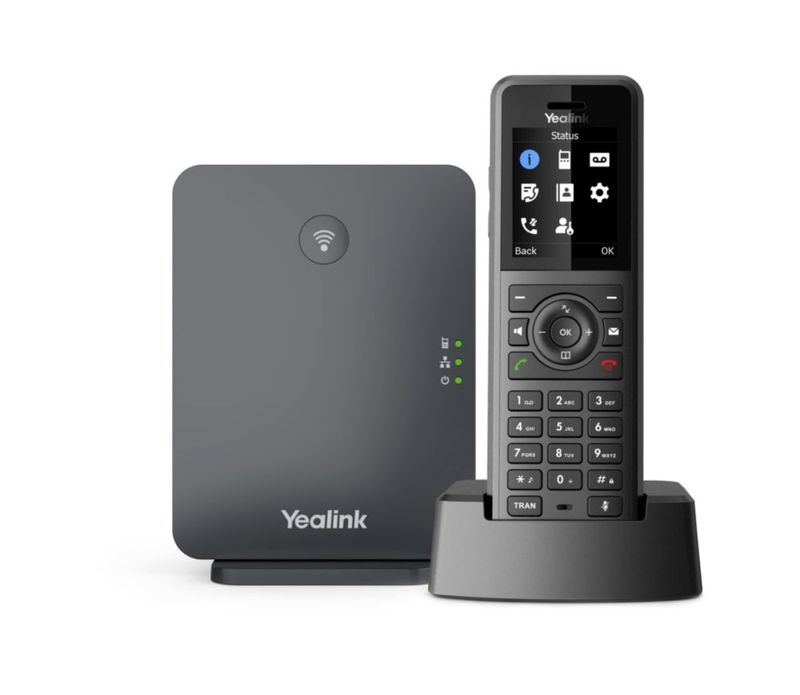 Teléfono DECT Yealink W77P Negro