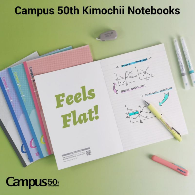 Cuadernos KOKUYO Campus Pack de 5 con puntos A 7 mm 30 hojas