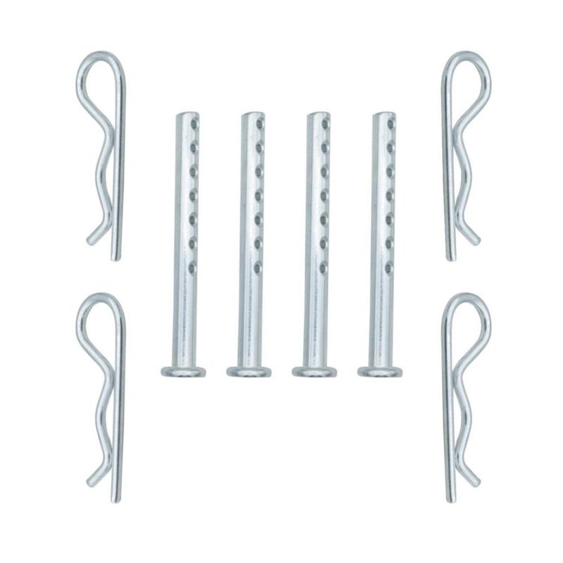 Pasador de horquilla Fenhaliny 1/4" x 6 cm (paquete de 4) con clip tipo R
