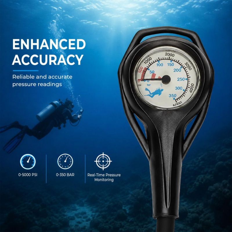 Manómetro Blue Reef 81 cm – Fabricado en Italia